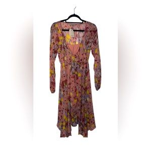 Hanky Hem Wrap Dress